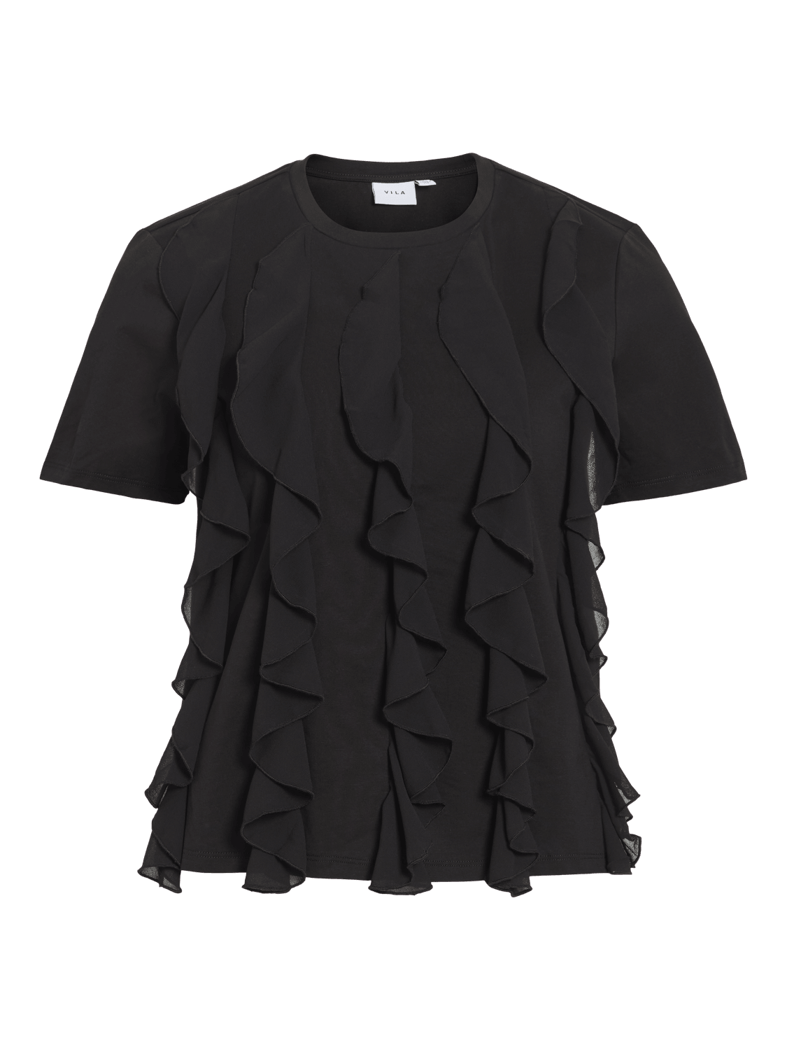 VIORDA T-shirt - Black Beauty - VERO MODA & VILA Bergvik